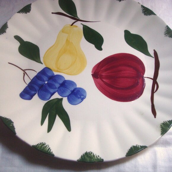 2 BLUE RIDGE Southern Pottery Bountiful Dinner Plates - Picture 7 of 10